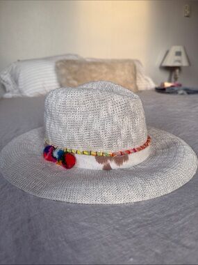 Custom Summer Hat with Colorful Trim